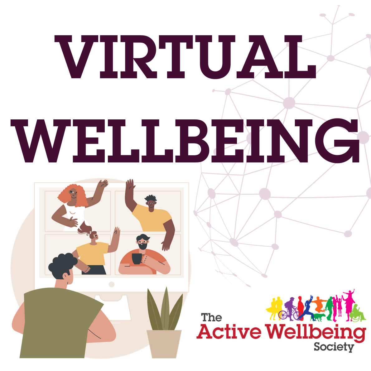 Virtual Wellbeing by The Active Wellbeing Society logo
